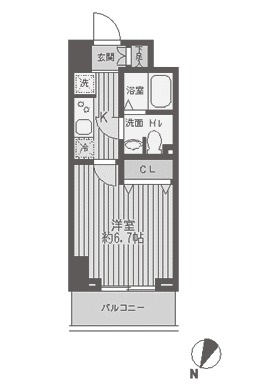 【間取り】 | レジディア蒲田