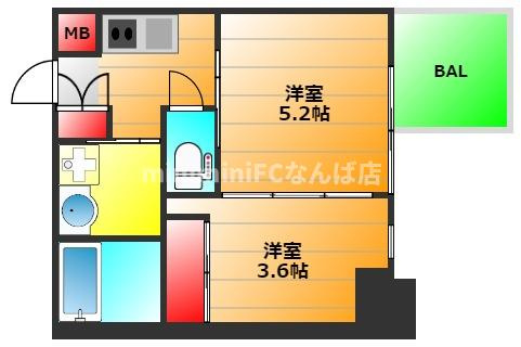 セレニテ本町リアンの間取り|現状有姿