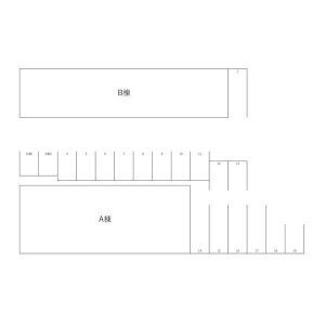 ヴェルモアB棟の区画図