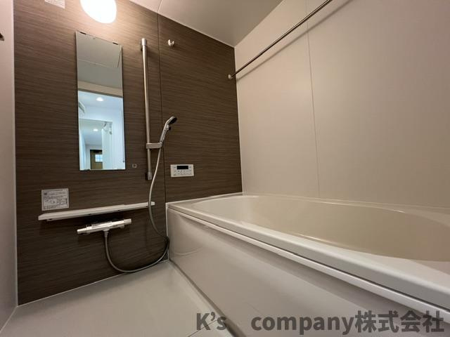 ◎茅ヶ崎市東海岸北5丁目　新築戸建のキッチン|1日の疲れを癒す浴室スペース♪