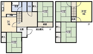 【間取り】 | 安部貸家