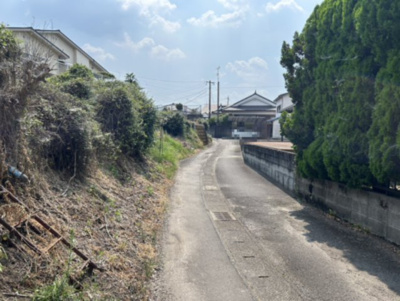 【前面道路含む現地写真】 | 都城市下長飯町土地　98万円