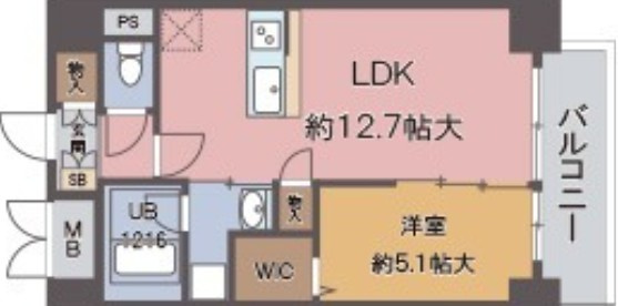 【間取り】 | ヴィハーラ北天満