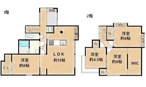 安佐南区伴東1丁目の間取り