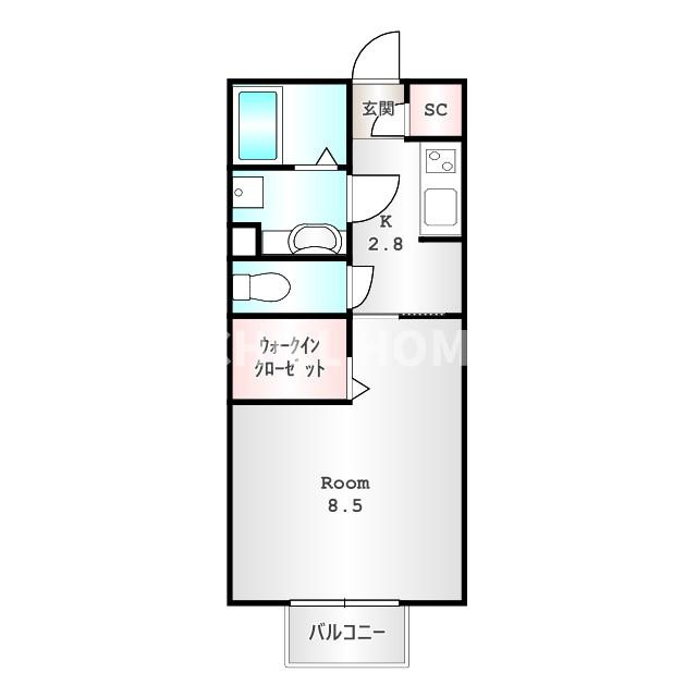 プレシャス前橋 　Aの間取り|他社様掲載物件もまとめてご紹介、ご案内可能です(^^)/