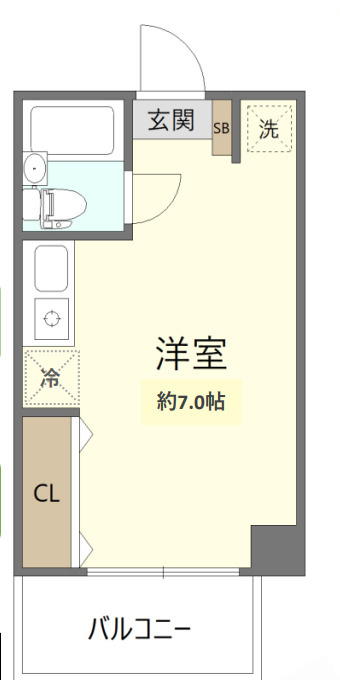 大森山王濱栖鳳の間取り