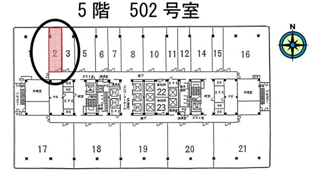 大阪駅前第４ビルの間取り