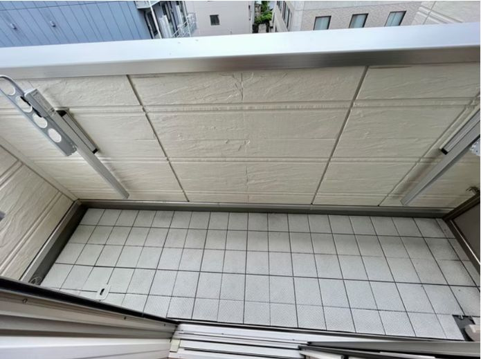 京都市下京区堅田町の賃貸マンションのバルコニー