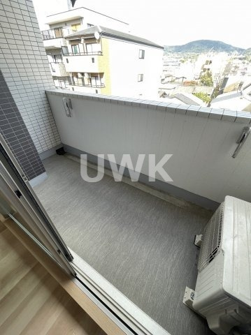 ベルビュー七条河原町のバルコニー