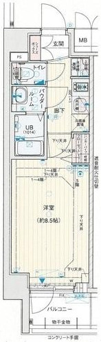 アドバンス京都エーデルの間取り