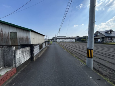 【前面道路含む現地写真】 | 都城市平塚町土地　590万円