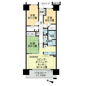 亀戸レジデンスの間取り