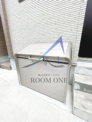 エーハイム栗原のその他共用部分|敷地内ゴミ置き場です。