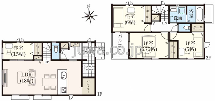 【新築分譲住宅】朝霞市溝沼11期　の間取り