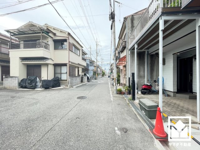尼崎市大島２丁目の前面道路含む現地写真
