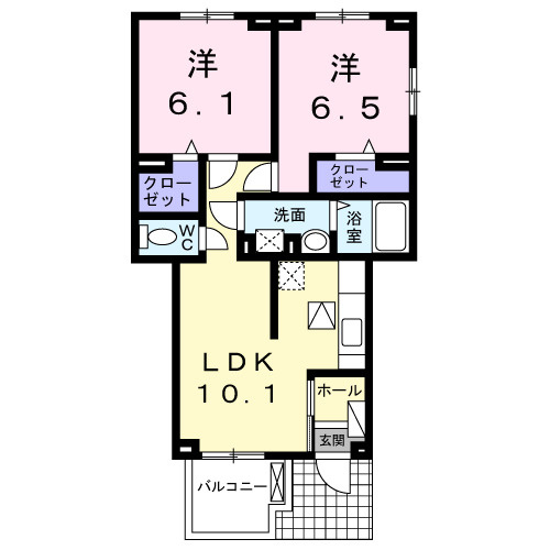 【間取り】 | ヴィレッタ二日市