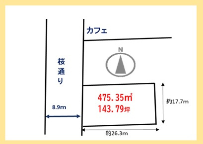 【土地図】 | 長生郡一宮町一宮 4期土地
