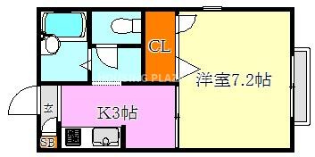 メモリアル月見山（B棟）の間取り