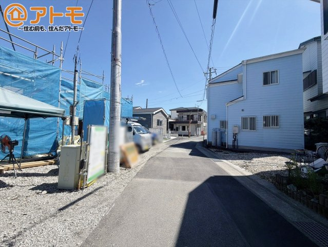 【前面道路含む現地写真】 | 富士市富士岡第1期　新築戸建て　3号棟