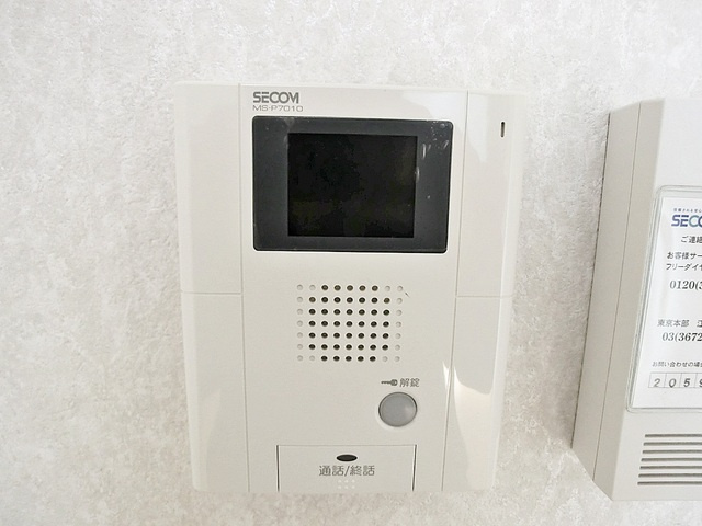 リブリ・Ｓｕｎｎｙのセキュリティ|インターホンにはＴＶモニター付き！