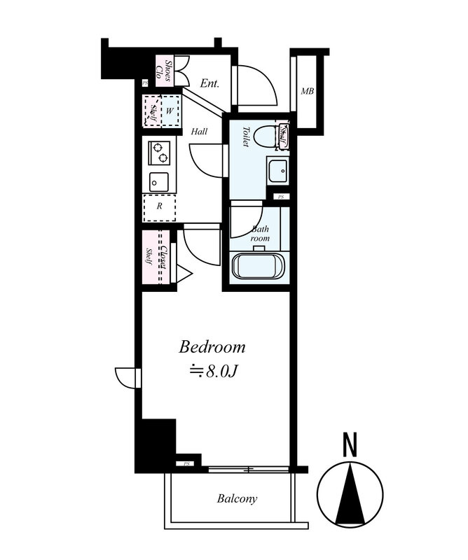 アイル東京深川壱番館の間取り