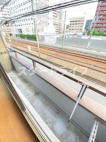 大阪市淀川区西中島４丁目の賃貸マンションのバルコニー|参考写真
