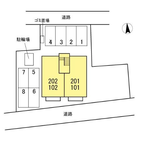 ロイヤルコートの区画図
