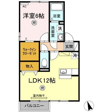 ルミエール　B棟の間取り