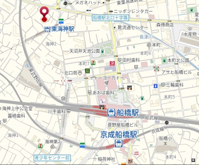 ユニゾンノーブルの地図|★案内図★