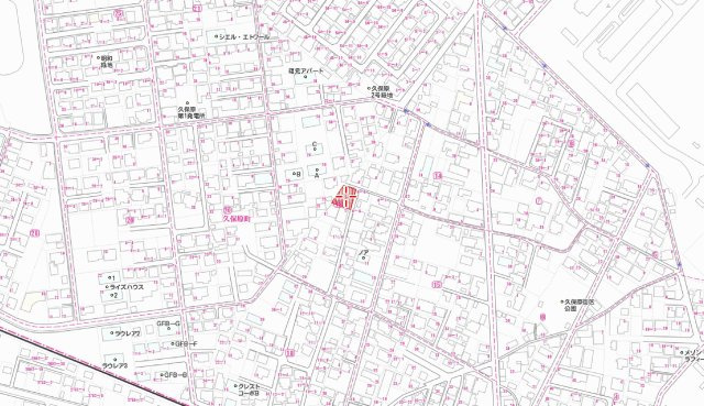 【土地図】 | 都城市久保原町土地　700万円