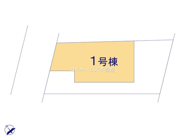 【区画図】 | 豊田市宝町十三塚5-2『仲介料無料』新築戸建て | 1号棟