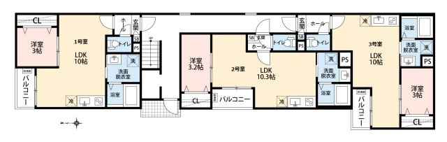 GRANDBLUE shohoⅠの区画図