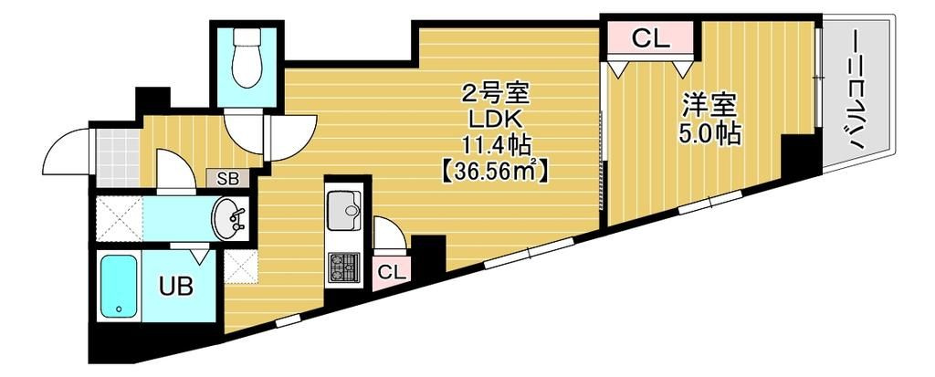 Brun Court Minamisenju -ブランコート南千住-の間取り