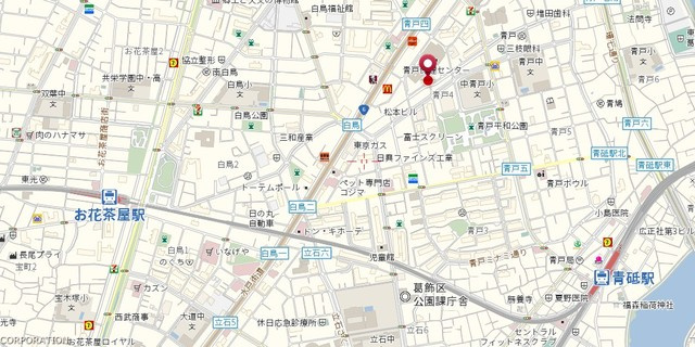 ユアスペース青戸の地図|★案内図★