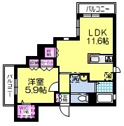 ユアスペース青戸の間取り|★最上階／角部屋３面窓★