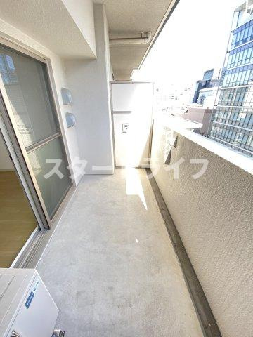 大阪市淀川区西宮原２丁目の賃貸マンションのバルコニー|参考写真