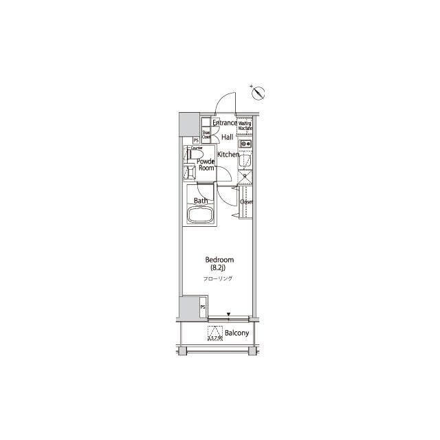 Casa Splendido 麻布仙台坂の間取り