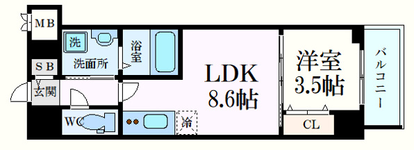 S-RESIDENCE広島駅enable