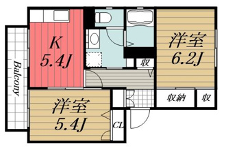 【間取り】 | ルミエール　B