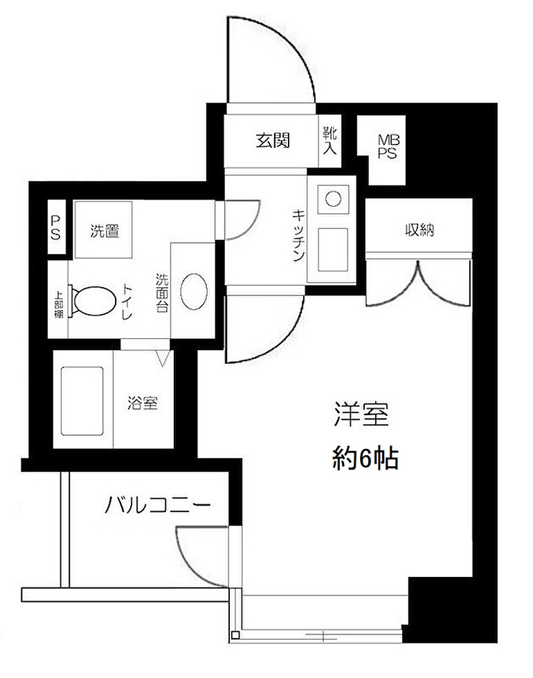 サンテミリオン茅場町リバーサイドの間取り