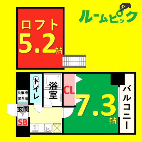 プロシード太閤通　名古屋市賃貸　仲介手数料無料の間取り