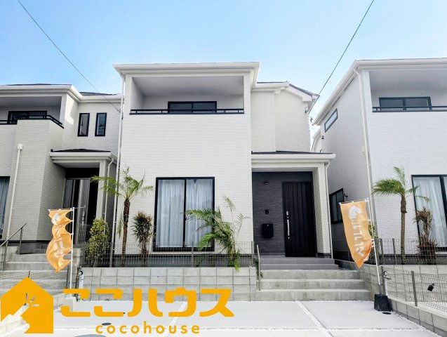 浦添市沢岻1丁目443番　新築戸建て　全5棟　B号棟の外観|長期優良住宅認定物件です