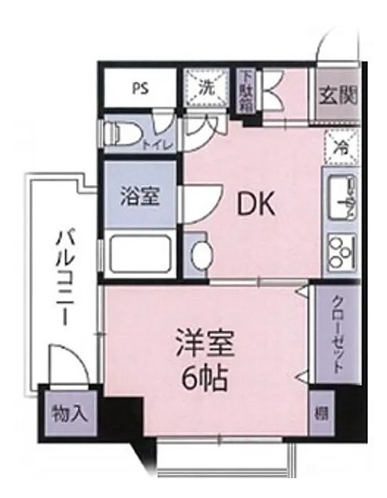 メイゾン南千住の間取り|間取りです。
