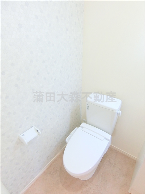 ルノン大鳥居のトイレ|温水洗浄便座付きのトイレ