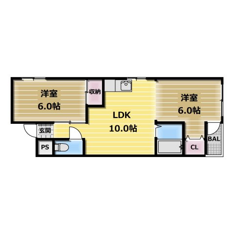 【間取り】 | 第2タナックマンション