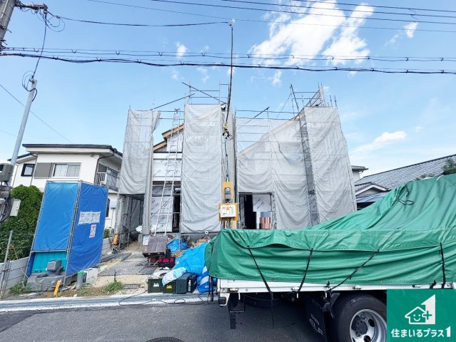 ■枚方市御殿山町　第1期　新築一戸建ての外観|現在の進捗状況です！順調に作業進行中、完成が待ち遠しいです！詳細の間取り等、お気軽にお問い合わせください！