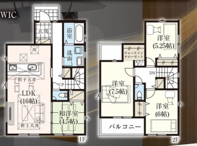 新築戸建て　柏市松葉町6丁目2号棟の間取り
