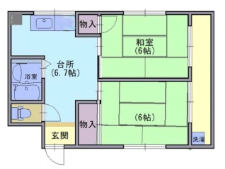 ハイム灘北の間取り