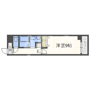 リバーライズ谷町４の間取り|リバーライズ谷町　間取り