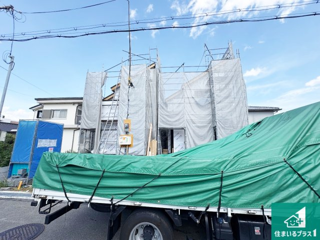 ■枚方市御殿山町　第1期　新築一戸建ての外観|現在の進捗状況です！順調に作業進行中、完成が待ち遠しいです！詳細の間取り等、お気軽にお問い合わせください！